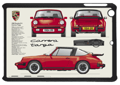 Porsche 911 Carrera Targa 1984-89 Small Tablet Covers